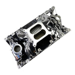 Edelbrock RPM Air-Gap Manifold for Small-Block Chevy Vortec, Chrome Plasma image 1