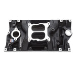 Performer Intake Manifold for Small-Block Chevy w/Vortec Heads, Black Finish image 5