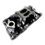 Performer RPM Small Block Chevy AIR-Gap Intake Manifold, Black Plasma finish image 6