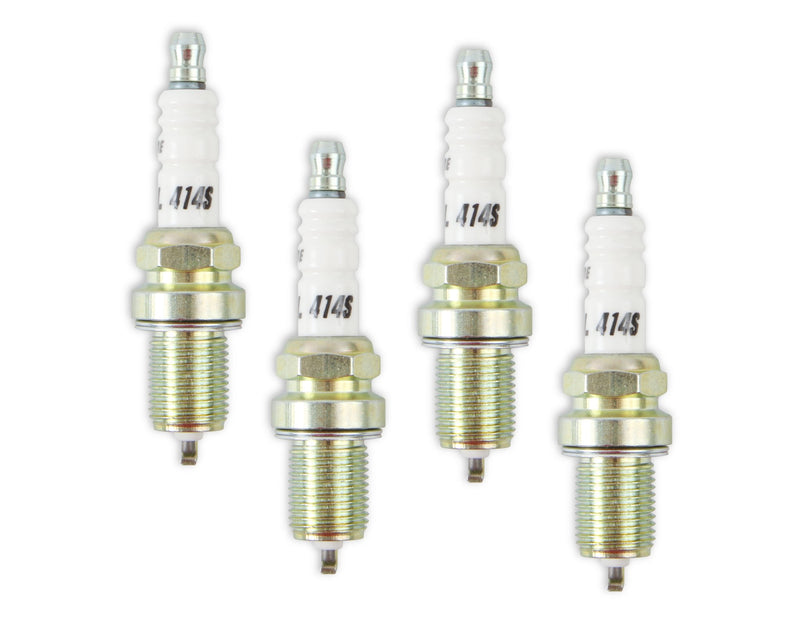 ACCEL HP Copper Spark Plug - Shorty - 14mm Thread, .750 in Reach - Gasket (flat) Seat - 4-Pack