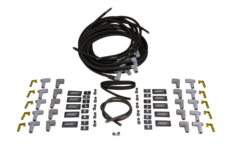 Wire Set, Firewire W/ Sleeve, 8 Cyl., 90 Degree Plug, Universal