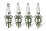 ACCEL HP Copper Spark Plug - Shorty - 14mm Thread - .375 in Reach - Gasket (Flat) Seat - 4 Pack image 1