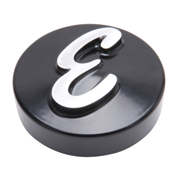 E Logo Black Anodized Nut (Machined 