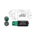 AEM 340LPH E85-Compatible High Flow In-Tank Fuel Pump image 2