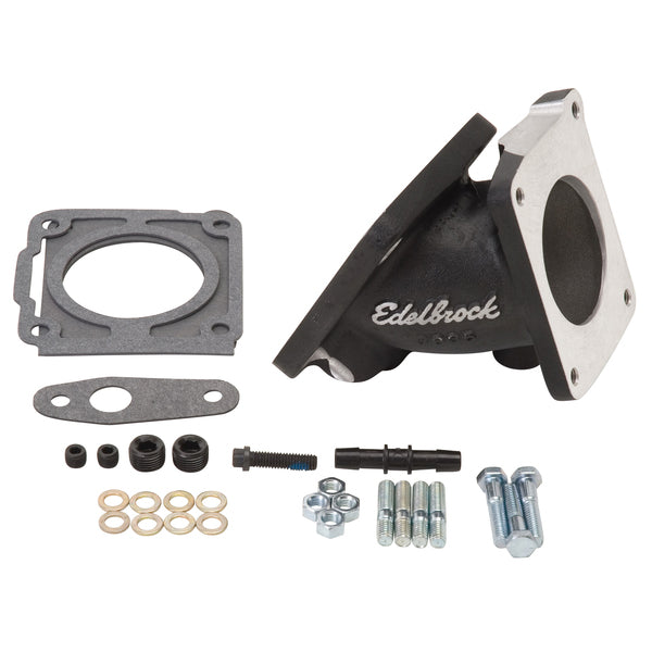 Fuel Injection Throttle Body Adapter #38353 For Ford Small-Block Windsor