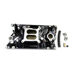 Edelbrock Perf EPS Manifold for Small-Block Chevy Vortec, Black Plasma Finish image 1