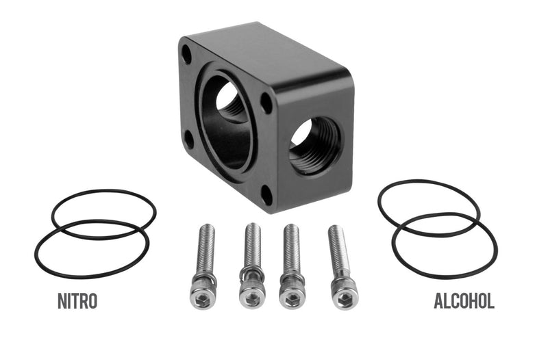 Distribution Block, Spur Gear Pump, 2x AN-08