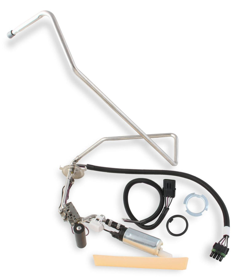 Holley EFI Fuel Tank Module - 255 LPH - Camaro and Firebird - In-tank fuel pump module for 1974-1981 Chevrolet Camaro & Pontiac Firebird. Supports Up To