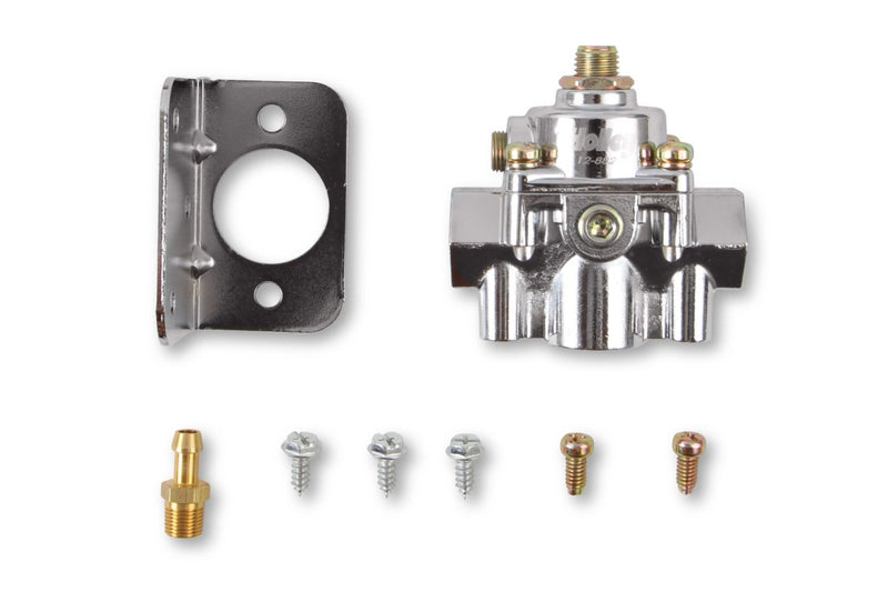 Die Cast EFI By Pass Style Fuel Pressure Regulators - Chrome Die Cast Fuel Regulator - 60 PSI