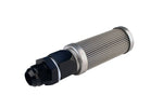100-micron Stainless Steel Bulkhead Fuel Filter - Fuel Filter, Bulkhead, AN-12, 100 Micron Stainless Steel. image 1