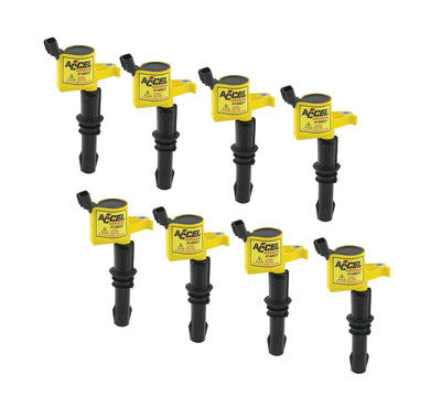 Ignition Coil- SuperCoil- 2004-2008 Ford 4.6L/5.4L/6.8L 3-valve- Yellow-Individu