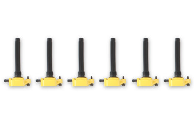 ACCEL Ignition Coil - SuperCoil - 2011-2016 Mopar -3.6L V6 - Yellow - 6-Pack