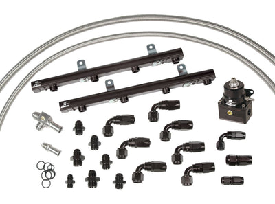 99-04 5.4L Lightning/Harley Fuel Rail System - Black