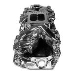 Manifold; Big Block Chevrolet Rectable Port RPM Air Gap - Chrome Plasma Finish image 2