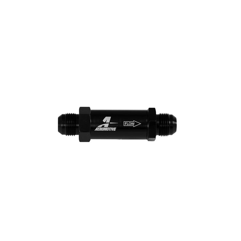 One-Way Check Valve, AN-10 Male Flare, Black, Alcohol Safe
