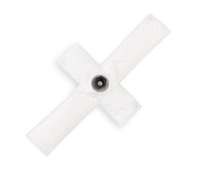 15 in. x 8 in. HydraMat®, Cross - Center Outlet, 3/8 in. NPT