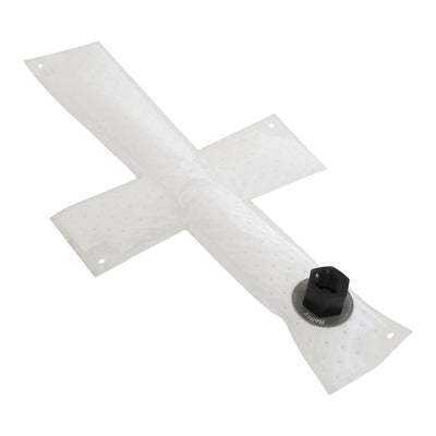 15 in. x 8 in. HydraMat®, Cross - Offset Outlet, 3/8 in. NPT