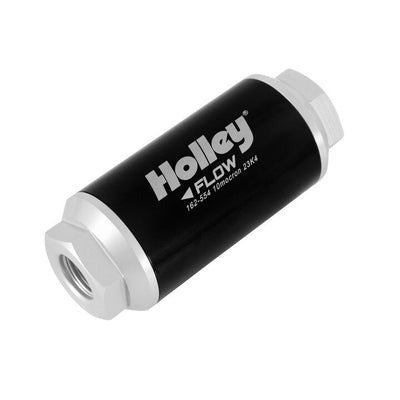 175 GPH HP Billet Fuel Filter - Street/Strip EFI Applications Post Filter 10 Micron - 8AN
