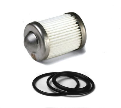 Fuel Filter Element and O-ring Kit - Fits 100 GPH Billet Fuel Filters 10 Micron