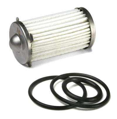 Fuel Filter Element and O-ring Kit - Fits 175 GPH HP Billet Fuel Filters 10 Micron