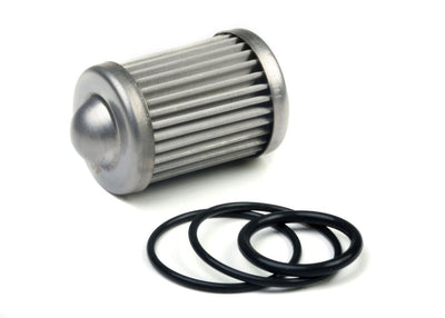 Fuel Filter Element and O-ring Kit - Fits 100 GPH Billet Fuel Filters 40 Micron