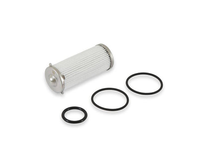 Fuel Filter Element and O-ring Kit - Fits 260 GPH HP Billet Fuel Filters 10 Micron