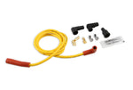 Single Wire Replacement Kit- Staight and 90° Spark plug boots- Universal- Yellow image 1