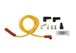 Single Wire Replacement Kit- Staight and 90° Spark plug boots- Universal- Yellow image 2