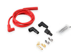 Single Wire Replacement Kit - Straight and 90 Spark plug boots - Universal - Red image 1