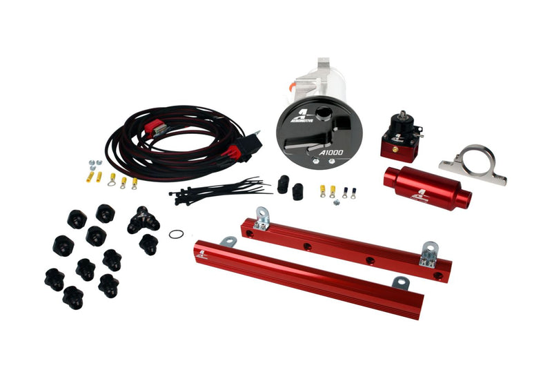 05-09 Mustang GT Stealth A1000 Racing Fuel System with 5.4L 4-V Fuel Rails