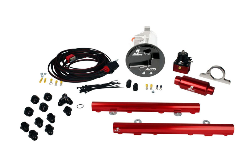 05-09 Mustang GT Stealth A1000 Race Fuel System with 5.0L 4-V Fuel Rails