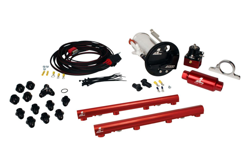 07-12 Shelby GT500 Stealth A1000 Racing Fuel System with 4.6L 3-V Fuel Rails