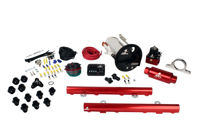 07-12 Shelby GT500 Stealth A1000 Street Fuel System with 5.0L 4-V Fuel Rails