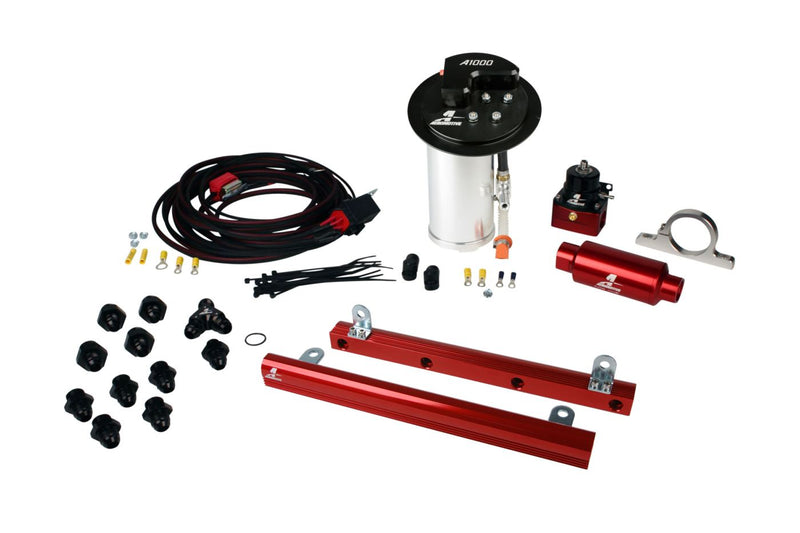10-17 Mustang GT Stealth A1000 Racing Fuel System with 5.4L 4-V Fuel Rails