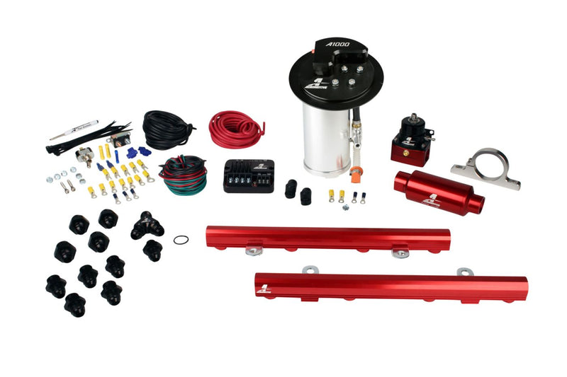 10-17 Mustang GT Stealth A1000 Street Fuel System with 5.0L 4-V Fuel Rails