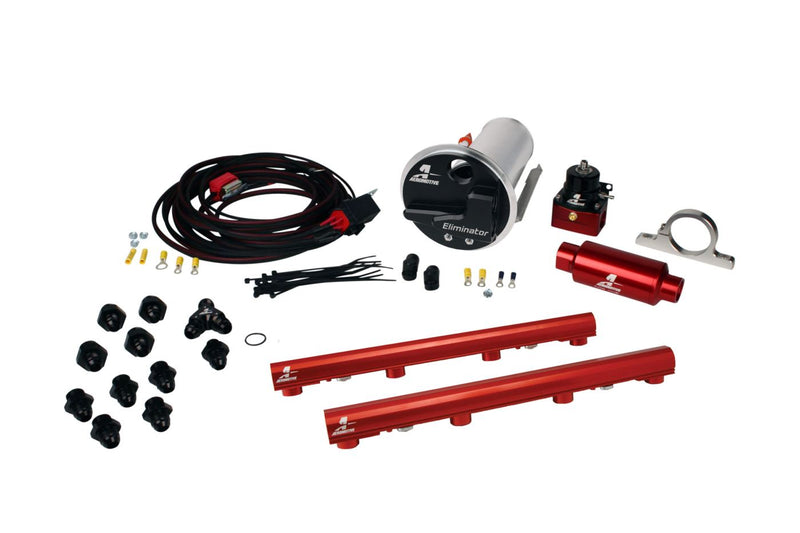 07-12 Shelby GT500 Stealth Eliminator Racing System with 4.6L 3-V Fuel Rails