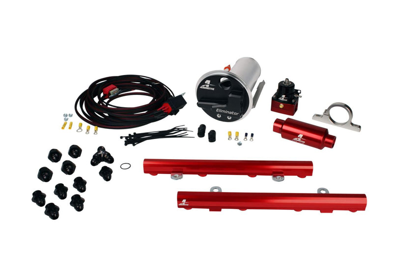07-12 Shelby GT500 Stealth Eliminator Racing System with 5.0L 4-V Fuel Rails