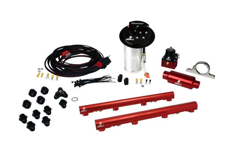 10-17 Mustang GT Stealth Eliminator Racing System with 4.6L 3-V Fuel Rails