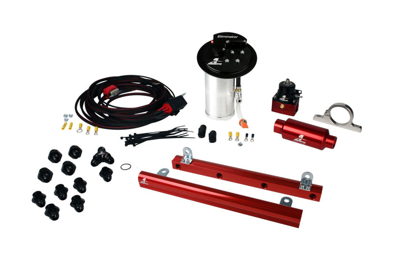 10-17 Mustang GT Stealth Eliminator Racing System with 5.4L 4-V Fuel Rails