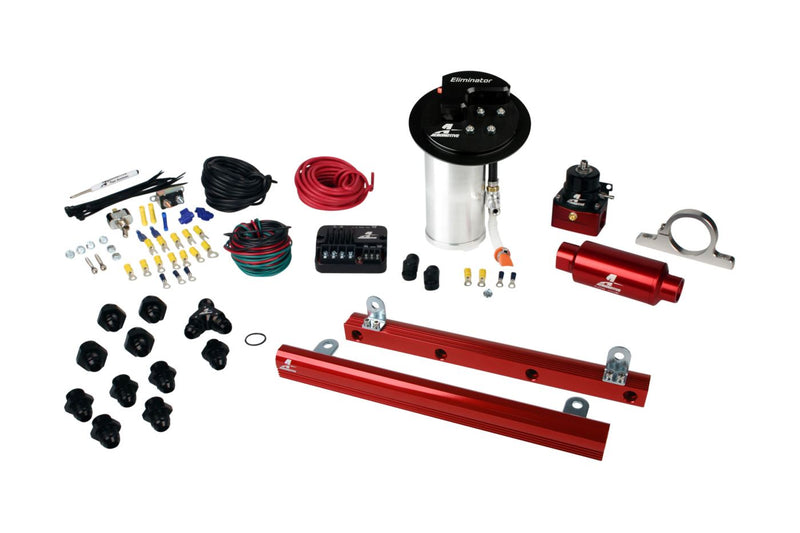 10-17 Mustang GT Stealth Eliminator Street System with 5.4L 4-V Fuel Rails