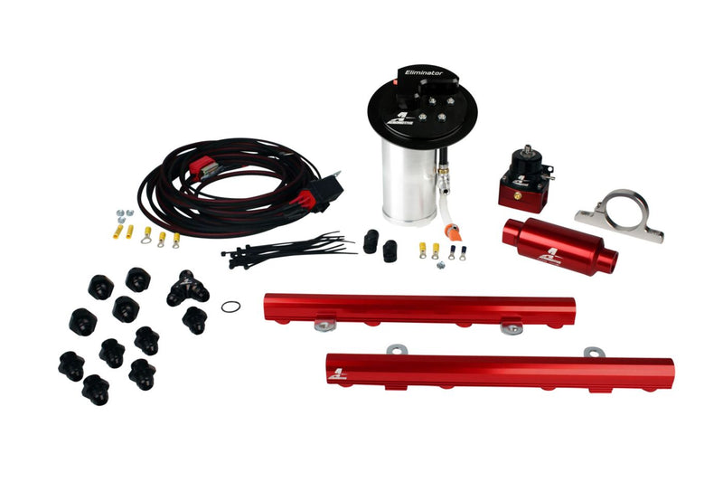 10-17 Mustang GT Stealth Eliminator Race System with 5.0L 4-V Fuel Rails
