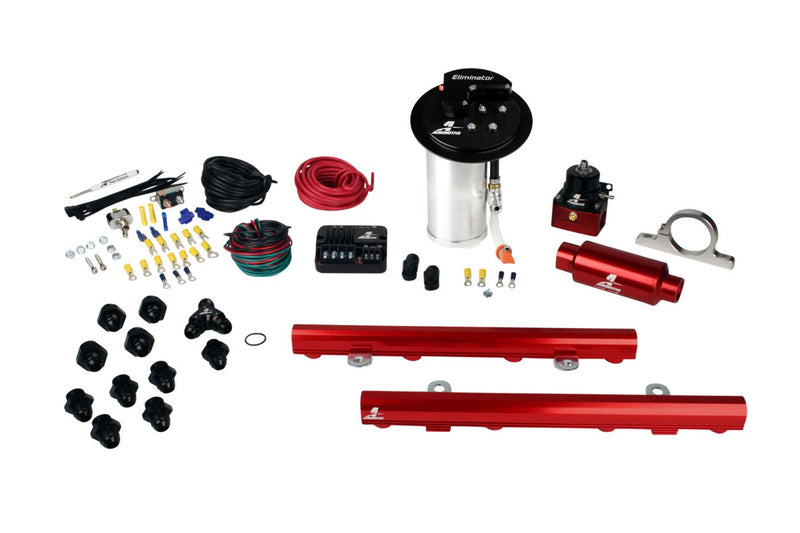 10-17 Mustang GT Stealth Eliminator Street System with 5.0L 4-V Fuel Rails