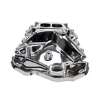 Performer EPS Intake Manifold for 1955-86 Small-Block Chevy Chrome Plasma Finish image 4