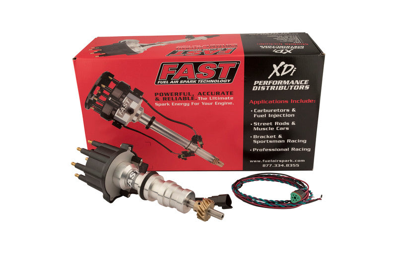 Distributor, Xdi Race EFI For Small Cap Ford FE W/ Bronze Gear