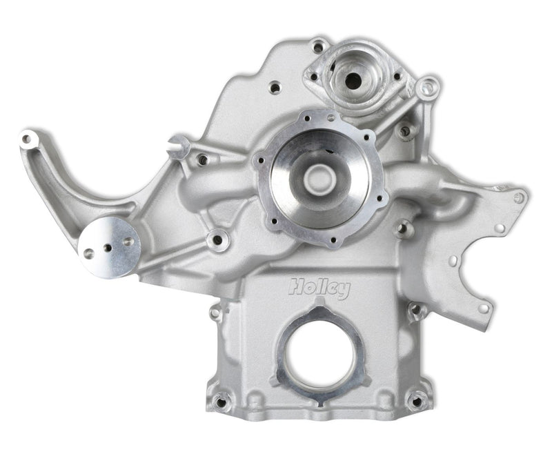 Holley Premium Mid-Mount Complete Accessory System - Gen III Hemi Engine - VVT - Fits 2009 & Up 5.7L & 2011 & Up 6.4L Engines - Natural Cast Fi