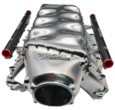 LT1 / LT2 Billet intake manifold with Extra Fuel Rail and Nitrous bungs tapped