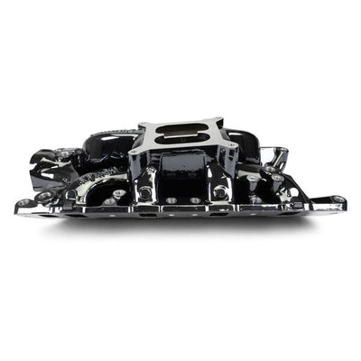 Edelbrock RPM Air-Gap Intake Manifold for Small-Block Ford, Black Plasma Finish