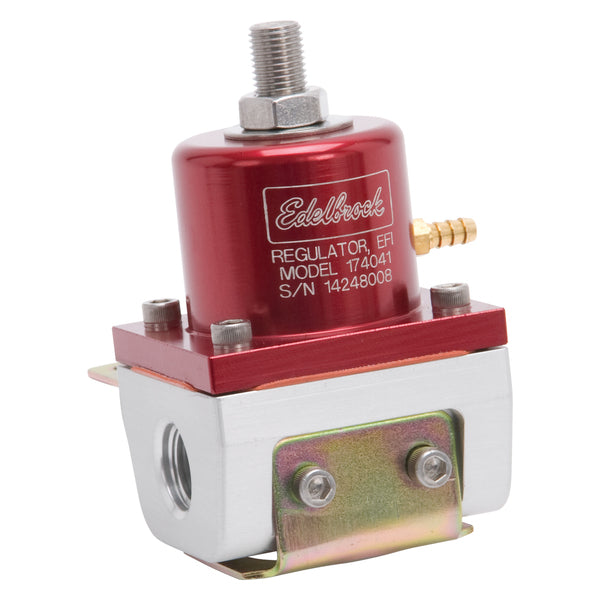 EFI Fuel Pressure Regulator -6 AN (180 GPH) in Red/Clear Finish