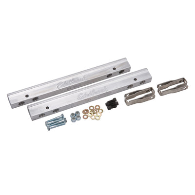Fuel Injection Fuel Rail #3631, -6 AN Clear For Chevrolet Small-Block