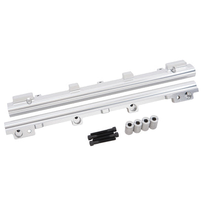 Fuel Injector Rail Kit #3625, -6 AN Clear For Ford Small-Block Windsor